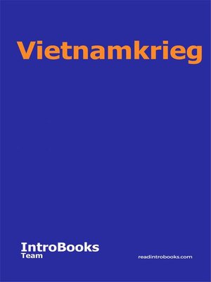 cover image of Vietnamkrieg